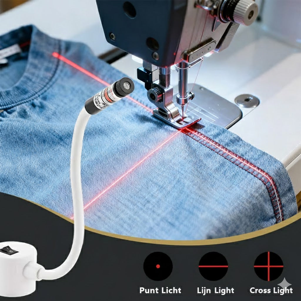 Magnetische positioneringsquiltlamp voor naaimachine