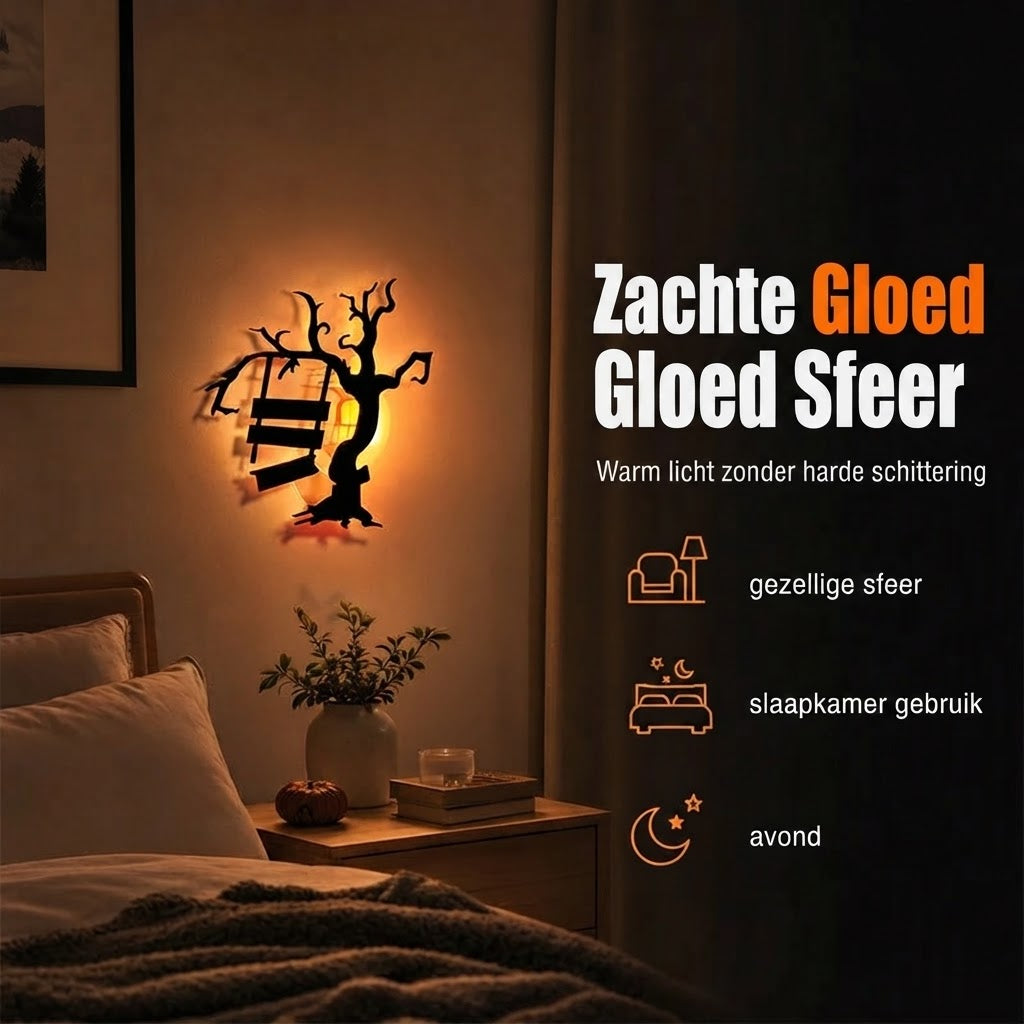Lichtgevende Halloween muurstickers
