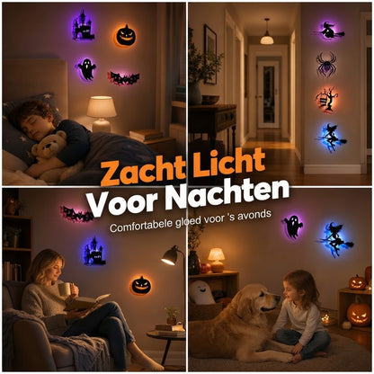Lichtgevende Halloween muurstickers