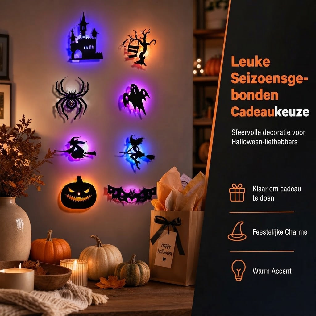 Lichtgevende Halloween muurstickers